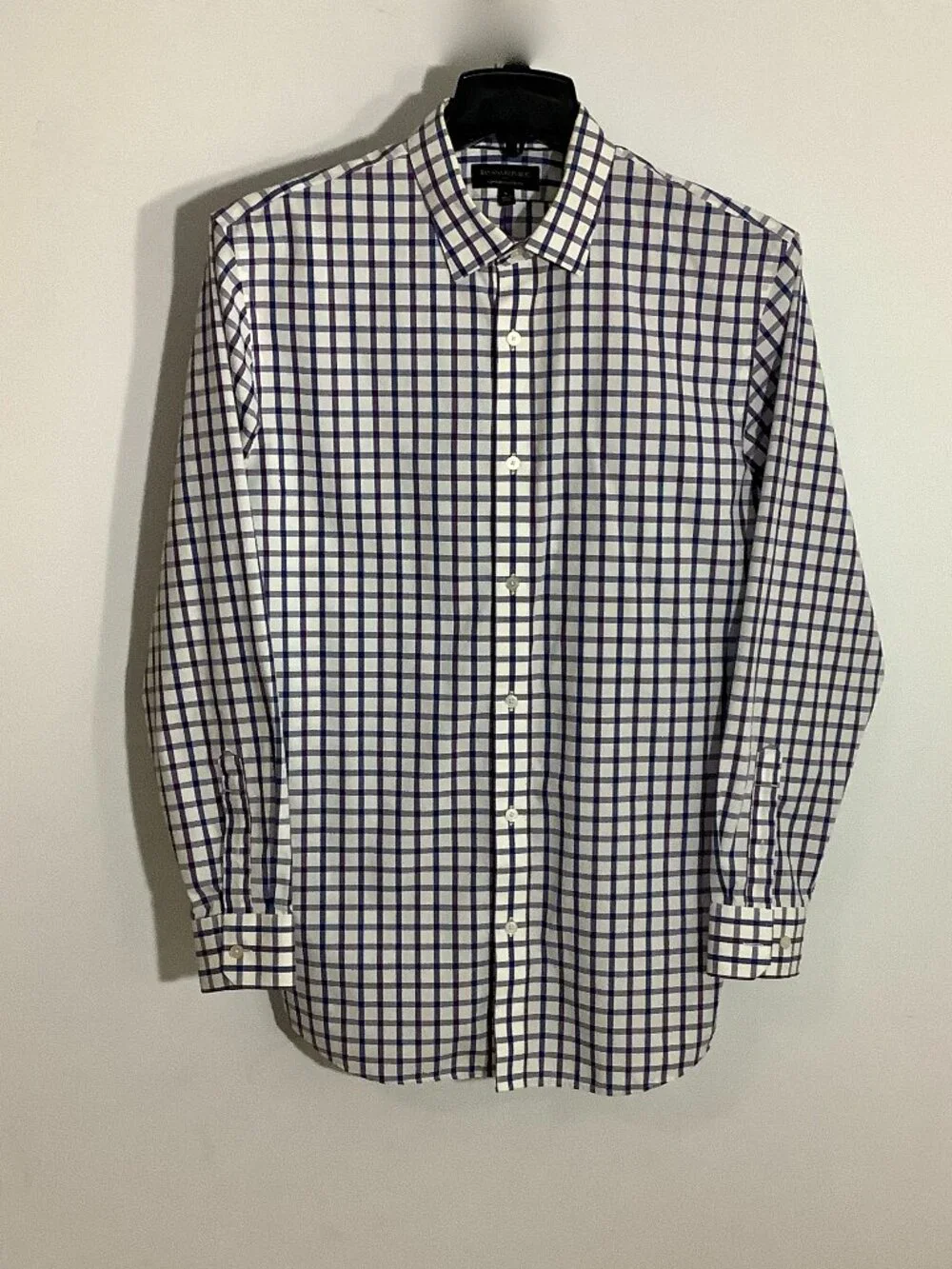 Long Sleeve Button Banana Republic Classic Fit Large Mens Dress Shirt No-iron